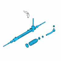 OEM 2014 Nissan Rogue Gear & Linkage-Steering Diagram - 48001-4BA0C