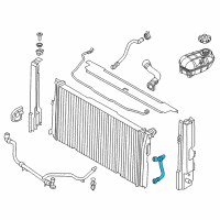 OEM 2014 BMW 435i Coolant Hose Diagram - 17-12-7-600-551