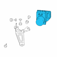 OEM 2020 Toyota Sienna Actuator Diagram - 44050-08290