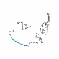 OEM 2012 Lexus RX350 Hose Diagram - 90075-15050