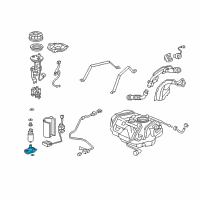 OEM Acura TSX Fuel Water Separator Filter Diagram - 17516SDAA00