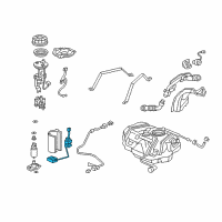 OEM Honda Accord Meter Diagram - 17630-SDC-E01