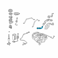 OEM Honda Accord Tube, Filler Neck Diagram - 17651-SDA-A01