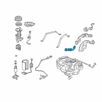 OEM 2008 Acura TSX Tube, Filler Neck Diagram - 17651-SDA-A01