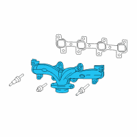 OEM Dodge Dakota Exhaust Manifold Diagram - 53030808AD