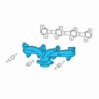 OEM 2004 Dodge Dakota Exhaust Manifold Diagram - 53030808AD