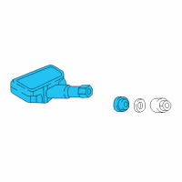 OEM Honda Ridgeline Sensor Assembly, Tpms Diagram - 42753-T6N-E03