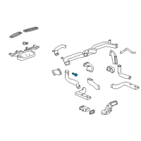 OEM Cadillac CTS Air Temperature Sensor Diagram - 25917885