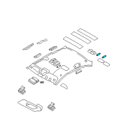 OEM Hyundai Azera Bulb-Halogen Diagram - 18647-10001