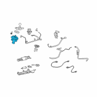 OEM 2002 Mercury Sable EGR Valve Diagram - XR1Z-9D475-BA