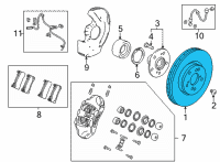 OEM 2022 Acura TLX DISK, FR. BRAKE Diagram - 45251-TGZ-A01