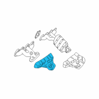 OEM 1999 Nissan Frontier Cover-Exhaust Manifold Diagram - 16590-3S500