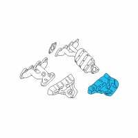 OEM Nissan Frontier Cover-Exhaust Manifold Diagram - 16590-9Z000