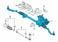 OEM BMW X2 STEERING GEAR, ELECTRIC Diagram - 32-10-5-A2E-D70