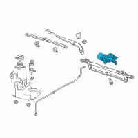 OEM 2022 Chevrolet Colorado Wiper Motor Diagram - 84145751