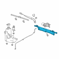 OEM 2019 GMC Canyon Wiper Linkage Diagram - 84266663