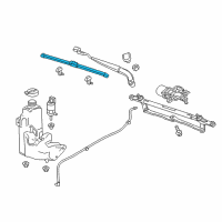 OEM 2020 GMC Canyon Wiper Blade Diagram - 84225696