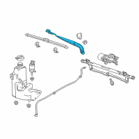 OEM 2020 Chevrolet Colorado Wiper Arm Diagram - 84497606
