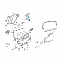 OEM 2014 Buick Encore Mirror Switch Diagram - 25872074