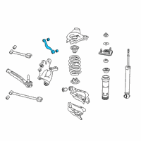 OEM 2018 Lexus RC F Rear Right Upper Control Arm Assembly No.2 Diagram - 48790-24070