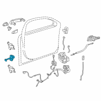 OEM 2012 Chevrolet Cruze Door Check Diagram - 94551934