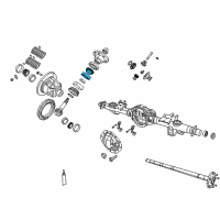 OEM 2018 Ram 1500 Bearing Kit-Drive PINION Diagram - 68067932AB