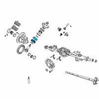 OEM 2014 Ram 1500 Bearing Kit-Drive PINION Diagram - 68067931AC