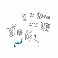 OEM 2020 Jeep Wrangler Wheel Speed Diagram - 68394210AD