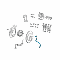 OEM 2021 Jeep Wrangler Brake Diagram - 68282443AH