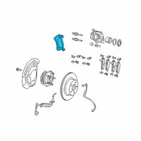 OEM 2022 Jeep Gladiator Disc Brake CALIPER Diagram - 68456055AA