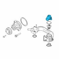 OEM Ford Explorer Outlet Assembly Diagram - F6AZ-8592-AB