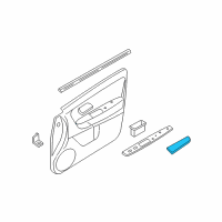 OEM 2007 Mercury Mariner Armrest Pad Diagram - 5E6Z-7824101-AAA