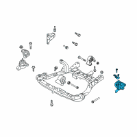 OEM 2008 Kia Rondo Bracket-Transmission Mounting Diagram - 218301D800