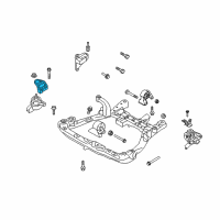 OEM Kia Rondo Bracket Diagram - 218161D100