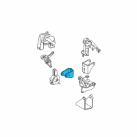 OEM 2004 Pontiac Vibe Bracket, Trans Front Mount Diagram - 88969067