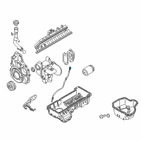 OEM 2009 GMC Sierra 2500 HD Dipstick Diagram - 98024534