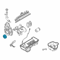 OEM 2006 GMC Sierra 2500 HD Vibration Damper Diagram - 97374383