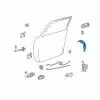 OEM 2007 Toyota Land Cruiser Cylinder & Keys Diagram - 69051-60260