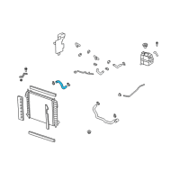 OEM 2008 Saturn Vue Hose, Radiator Inlet Diagram - 19130276