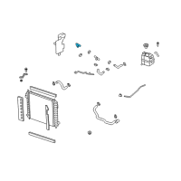 OEM 2009 Saturn Vue Water Pump Inlet Hose (Tee Fitting To Engine) Diagram - 19130282