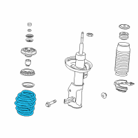 OEM 2015 Chevrolet Malibu Coil Spring Diagram - 22894952