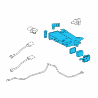 OEM 2010 Cadillac STS Vapor Canister Diagram - 19259325