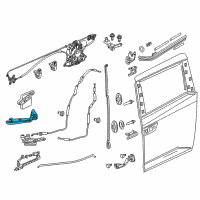 OEM Honda Odyssey Base, R. Slide Door Roller (Lower) Diagram - 72535-TK8-A01