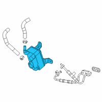 OEM Cadillac CT5 Transmission Cooler Diagram - 24288188