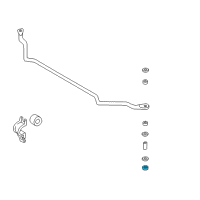 OEM 2000 Nissan Xterra Bushing-Rubber Diagram - 54619-8B400