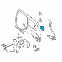 OEM 2015 Infiniti QX60 Base-Filler Lid Diagram - G8120-3JAMA