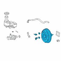 OEM 2021 Lexus UX200 Booster Assy, Brake Diagram - 44610-76070