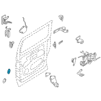 OEM Nissan Quest Male Assy-Dovetail Upper Diagram - 82470-6B000