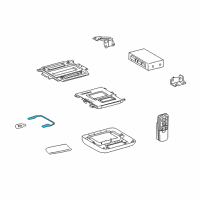 OEM 2009 Lexus LX570 Lamp Assy, Room, NO.1 Diagram - 81206-60030-A0