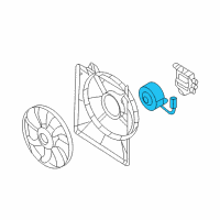 OEM 2011 Kia Sedona Motor Assembly Diagram - 253864D910